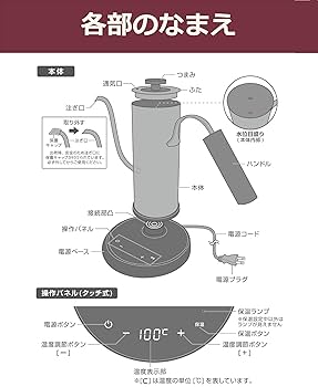 APIX アピックス 温調電気カフェケトル AKE-290 FSKK-0929 APIX アピックス 温調電気カフェケトル AKE-290 FSKK-0929